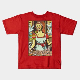 Cinderrella (Aschenputtel) by The Brothers Grimm Kids T-Shirt